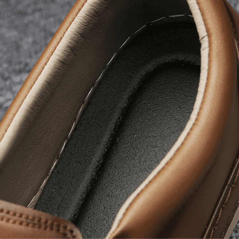 Mocassim Dockside Masculino de Couro Paolo